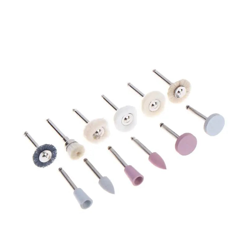 12-Piece Silicone Mixed Grinding & Polishing Head Set | DIY