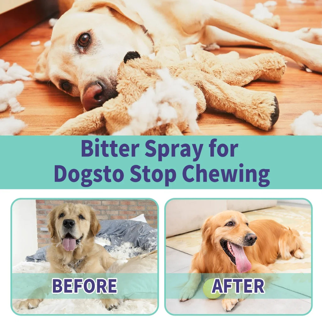 Bitter Apple No Chew Spray Dogs Pet Safe Training Aid Stop Furniture