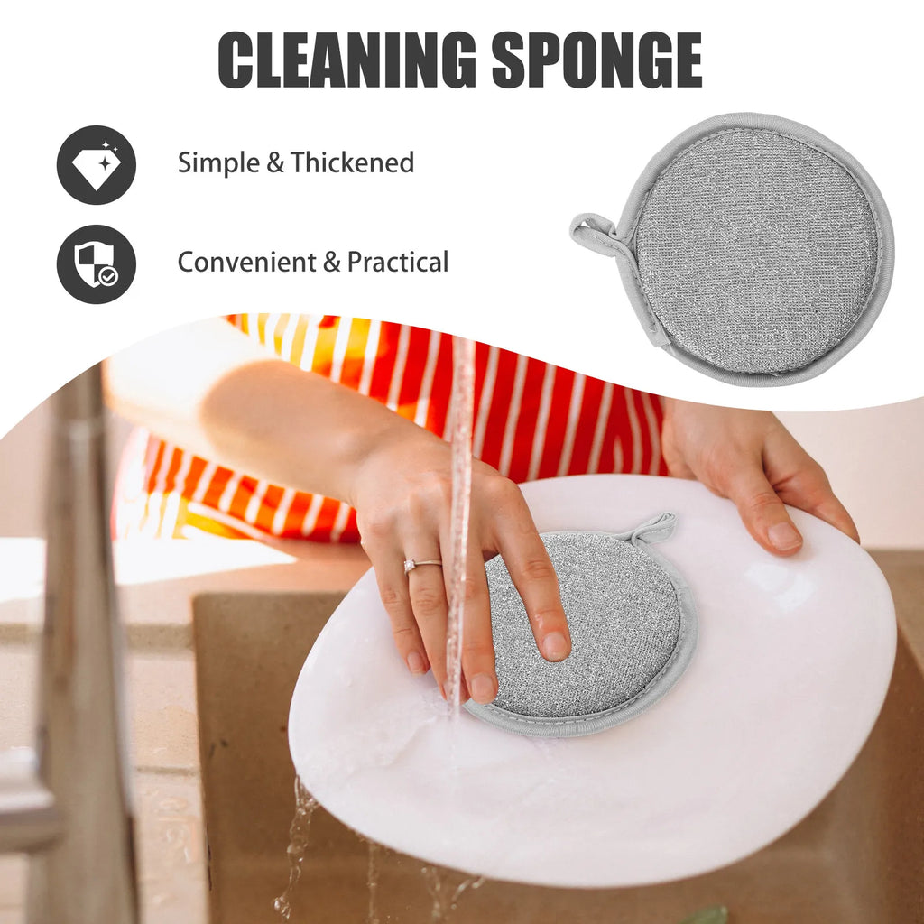 Double-layer Soft Dishwashing Sponge Non-scratch High-durability