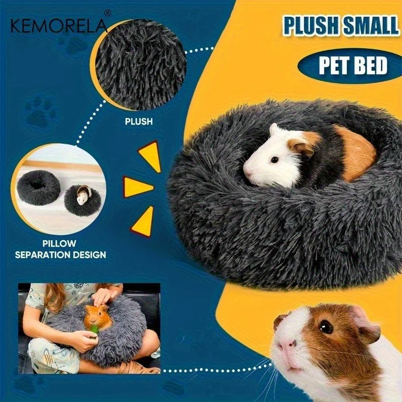 Ultra-Soft Plush Pet Nest – Warm Bed for Small Animals