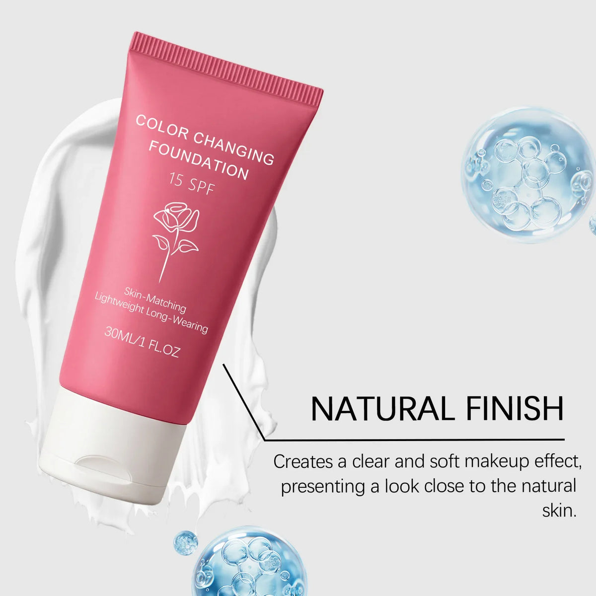 Color Changing Foundation SPF 15 | Hydrating Natural Coverage