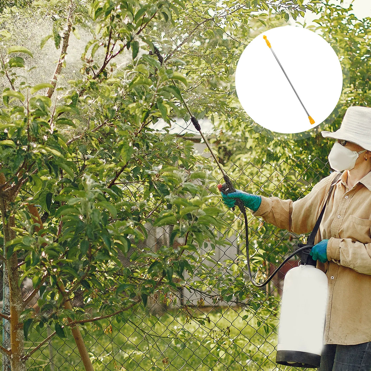 Garden Sprayer Rod Agricultural Wand Plant Spraying Telescopic