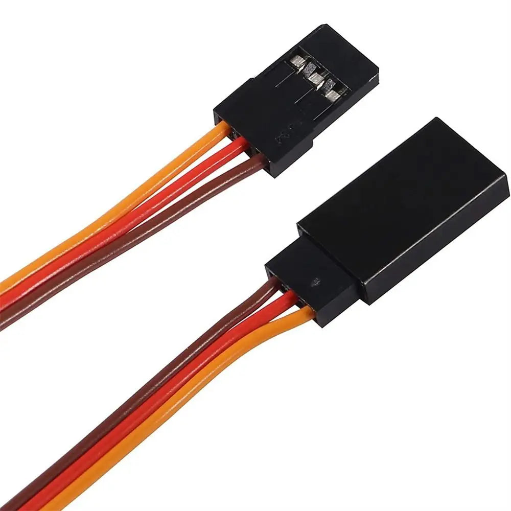 RC Servo Extension Cable 3-Pin JR Male to Female – 10 Pack