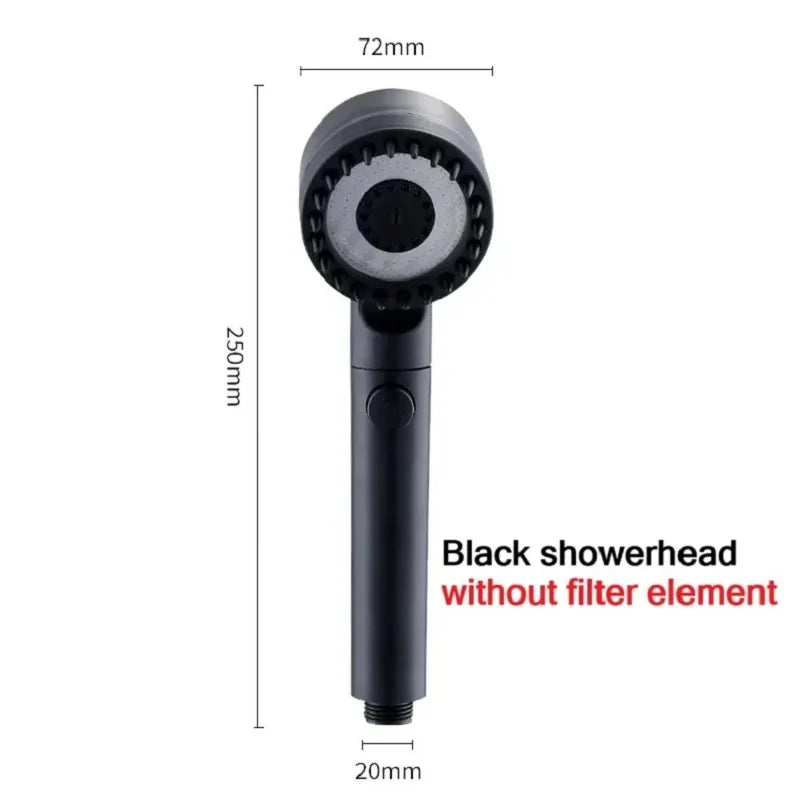 YANKE 3-Mode High-Pressure Filter Handheld Shower Head