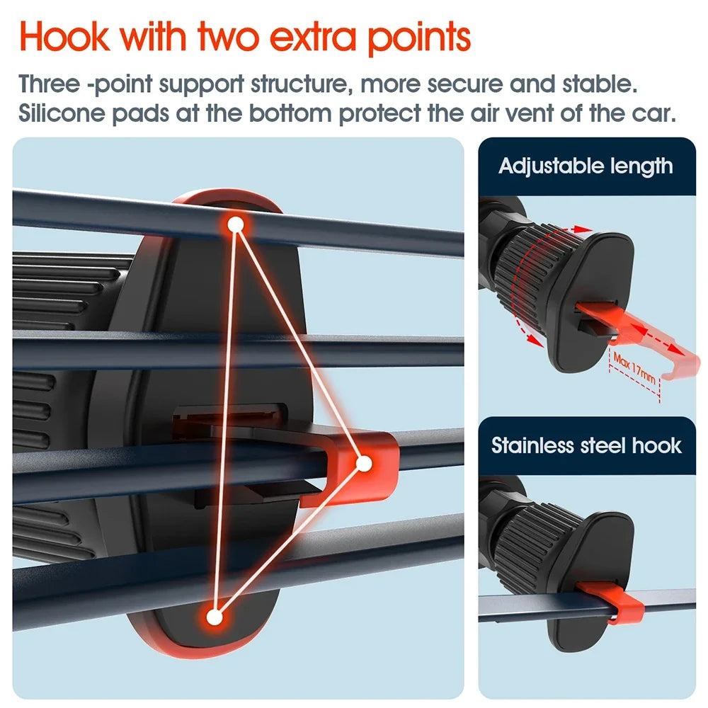 Car Phone Mount Vent Holder | Universal Smartphone Bracket