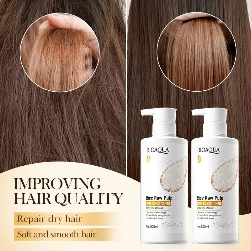 Rice Conditioner 500ml – Repairs, Volumizes & Moisturizes Hair