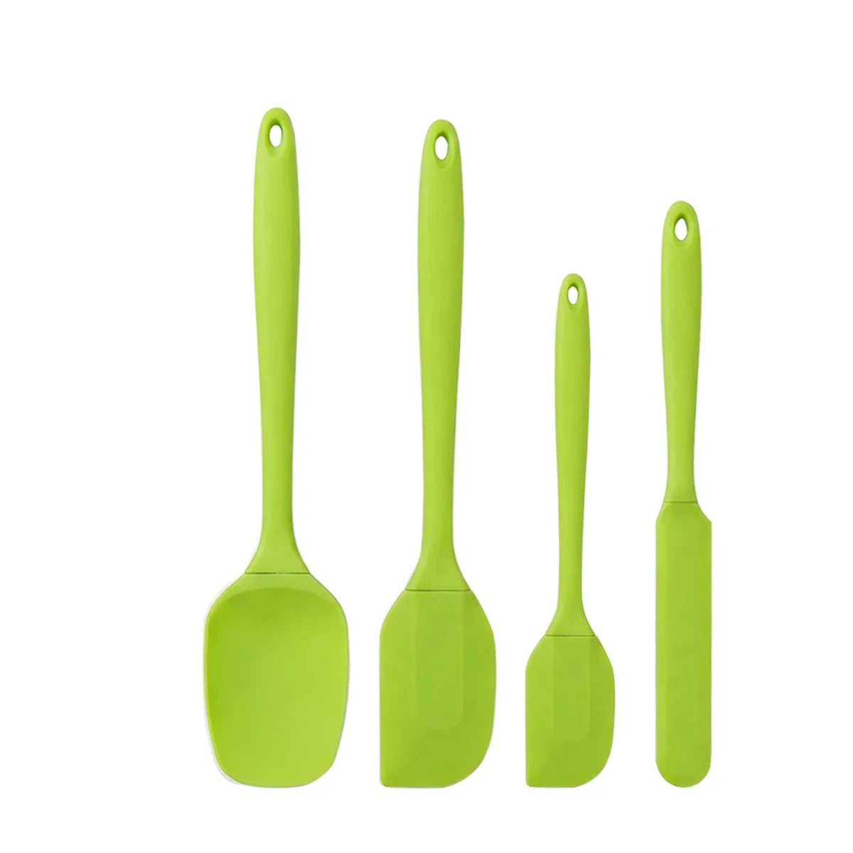 4-Pc Silicone Spatula Set – High Heat Non-Slip Baking Scrapers
