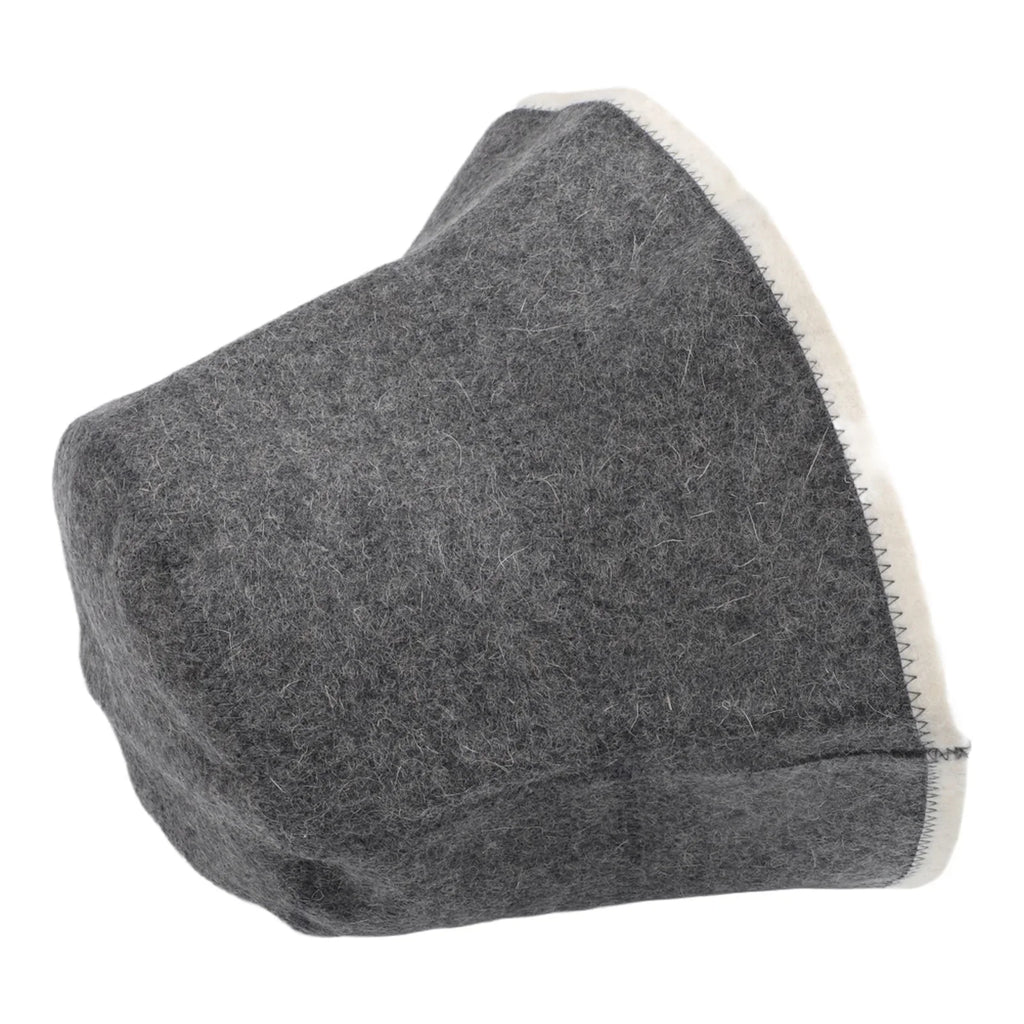 Woolen Felt Sauna Hat Offering Thermal Barrier Protection Lightweight