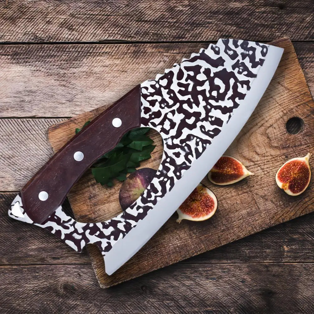 Stainless Steel Chef's Cleaver & Slicing Knife – 21.5cm