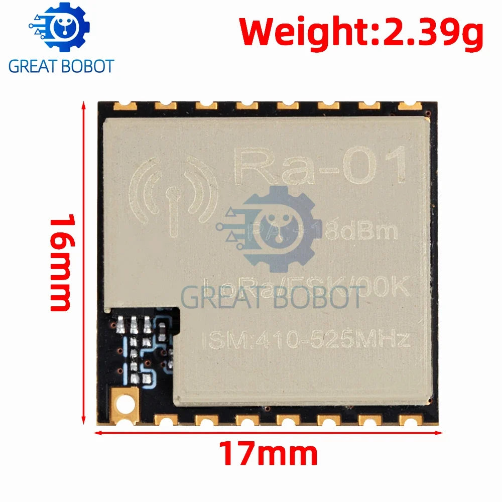 RA-01 LoRa SX1278 433MHz Wireless Module – 10KM for Arduino