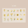 Bag Aesthetic Flower Stickers Fresh Plant Hand Account DIY Material