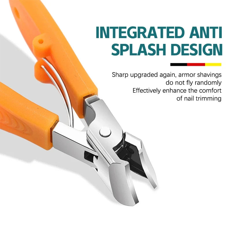 Large Jaw Stainless Steel Nail Clipper for Thick Nails