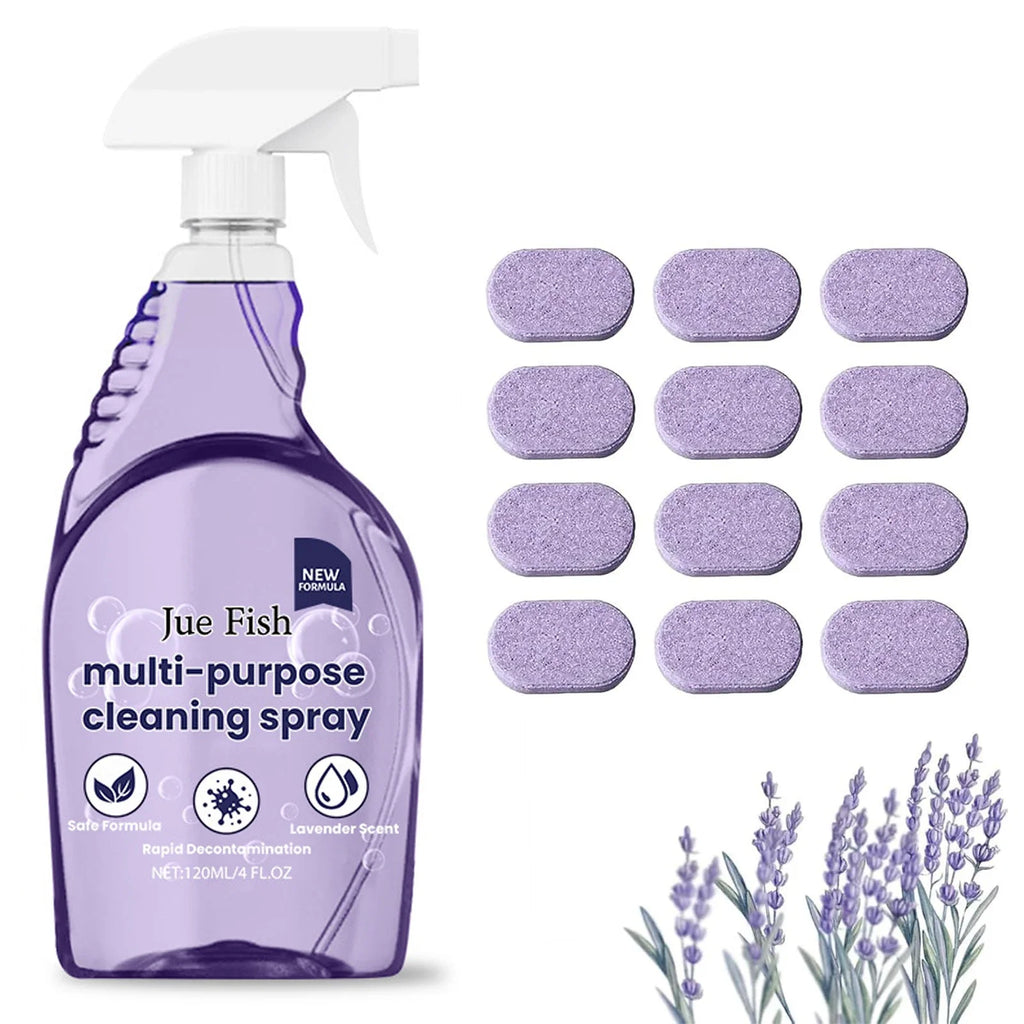 Kitchen Degreaser Spray + 12 Concentrated Cleaning Tablets