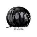 Extra Large Double Layer Waterproof Shower Cap for Thick Hair
