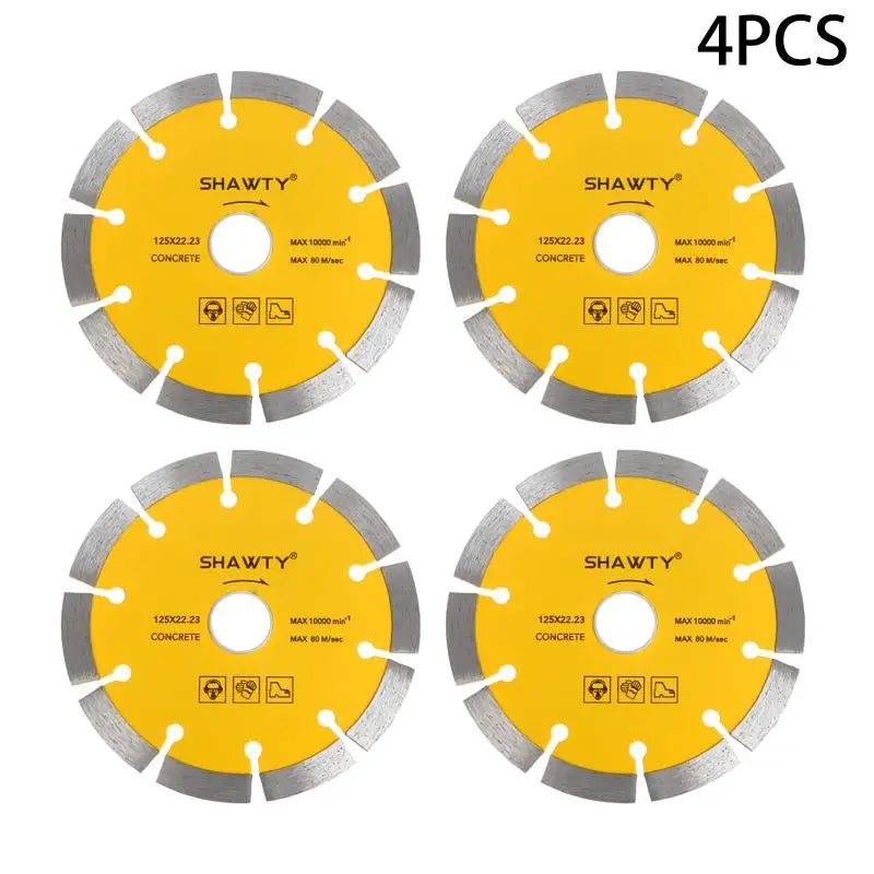 125mm Diamond Cutting Disc Blades for Angle Grinder | 1-4 Pack