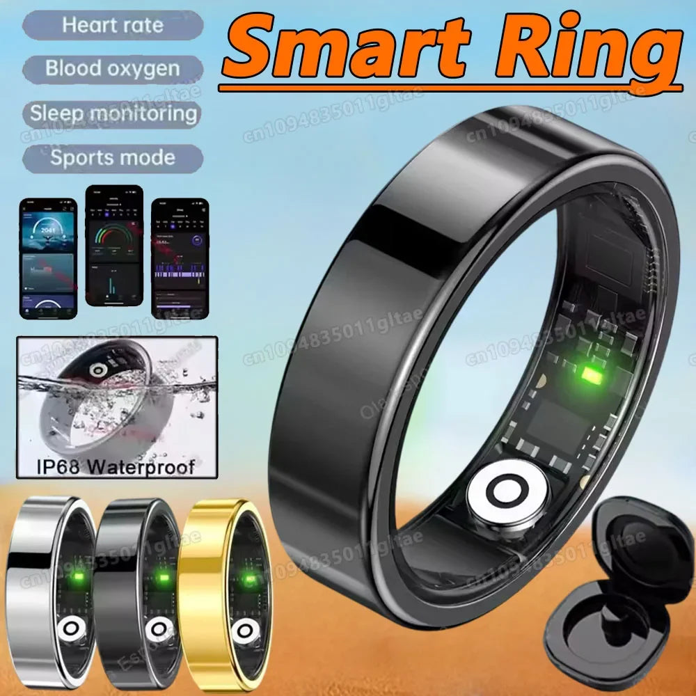2026 Smart Ring Heart Rate Blood Pressure Sleep Monitoring Motion