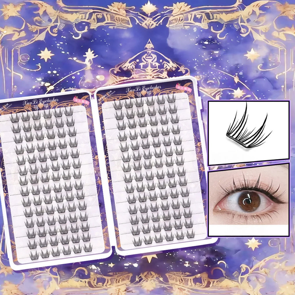 Cat's Eye Cluster Lashes | Fluffy Wispy False Eyelashes