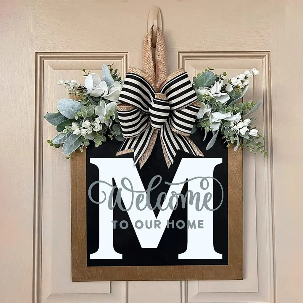 26-letter Personalized Front Door Decoration Hangings Layout Props