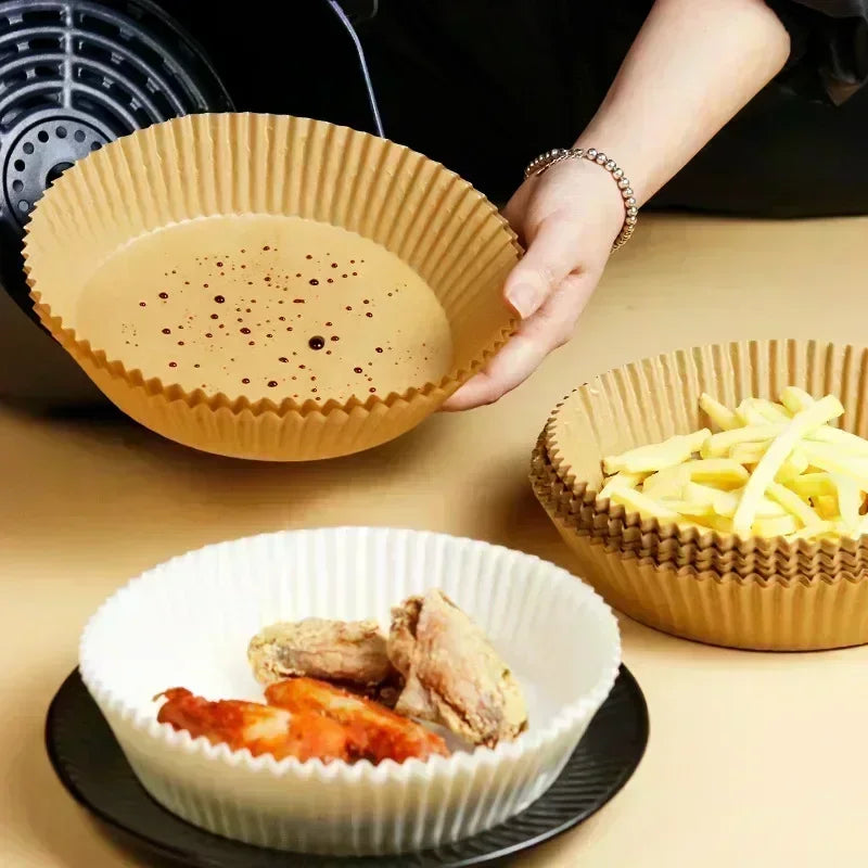 Disposable Air Fryer Parchment Liners – Non-Stick Baking Mats