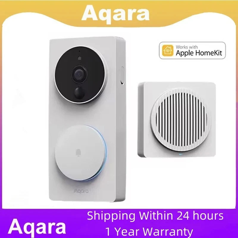 Aqara G4 Video Doorbell 1080P HD Pixels Visual Door Bell Apple