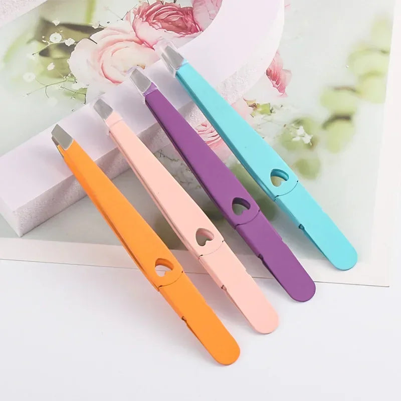 3-Piece Angled Tweezers Set – Beard & Eyebrow Grooming Tools