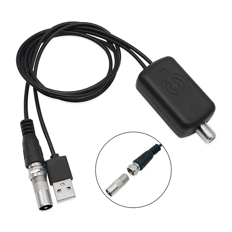 HDTV Antenna Amplifier – 4K UHD High Gain TV Signal Booster