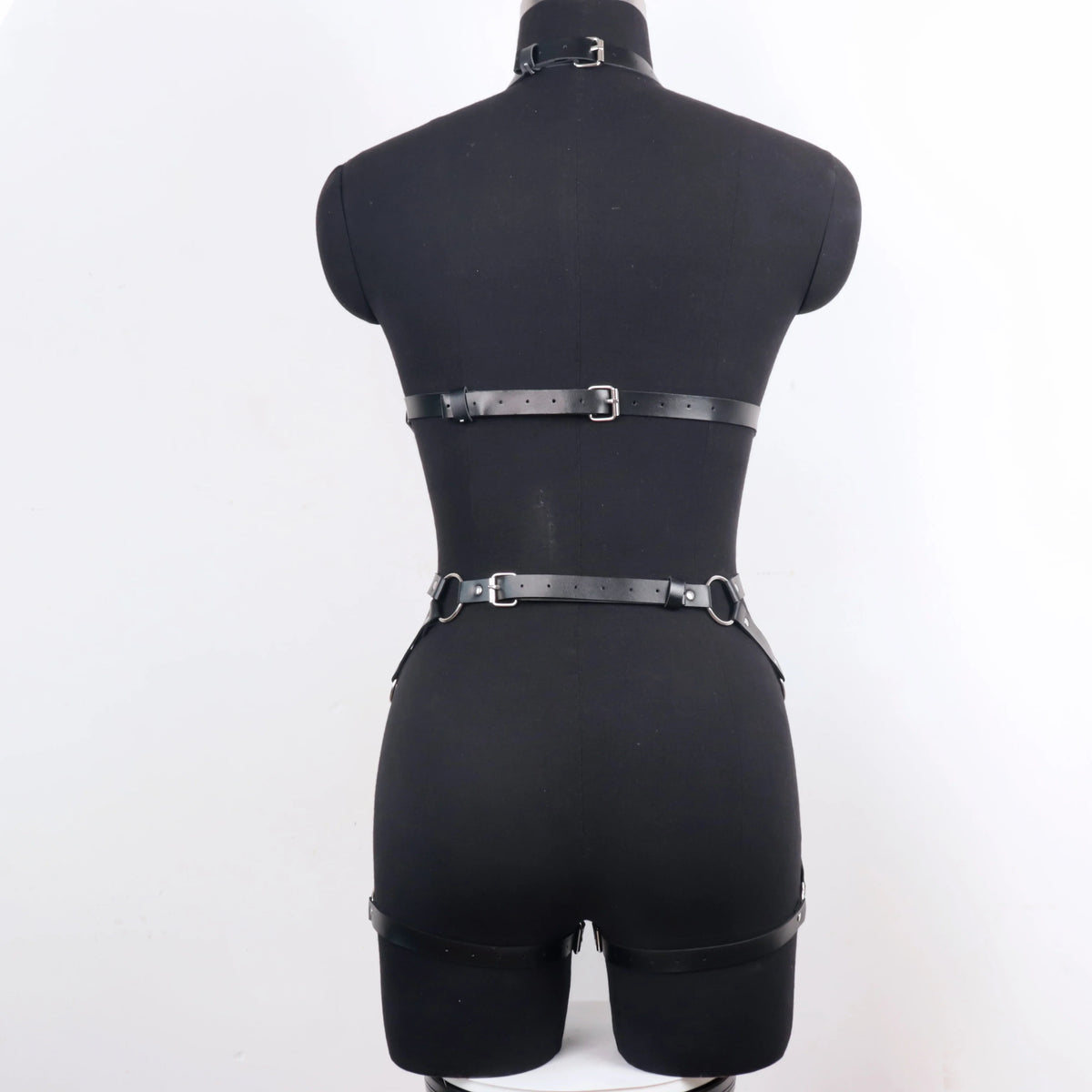 PU Leather Body Harness Leg Gothic Suspenders Forwomen Y2K Fetish