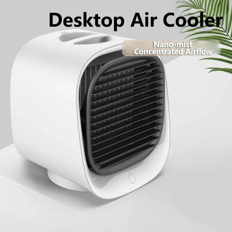 Mini USB Desktop Air Cooler Fan – Office, Home & Dorm Use
