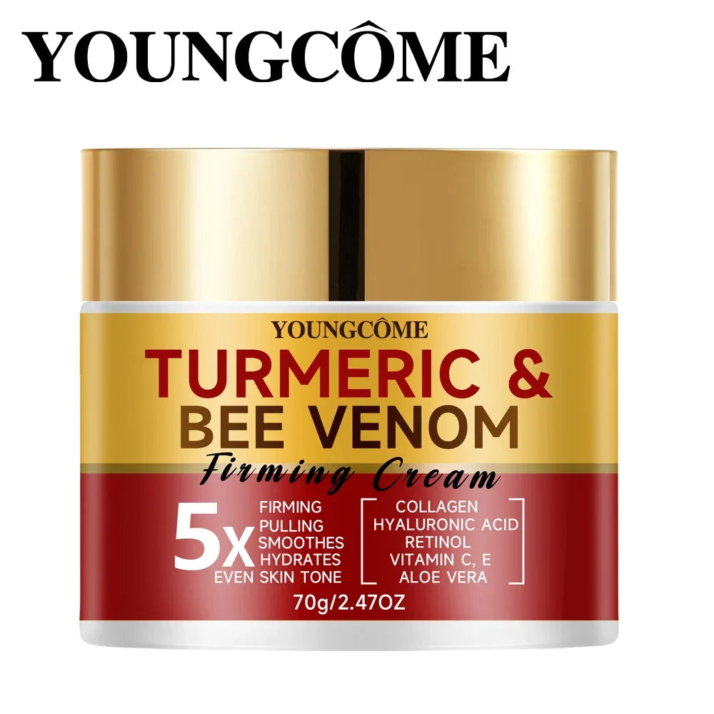 YOUNGCOME Turmeric & Bee Venom Firming Cream – Hyaluronic Acid