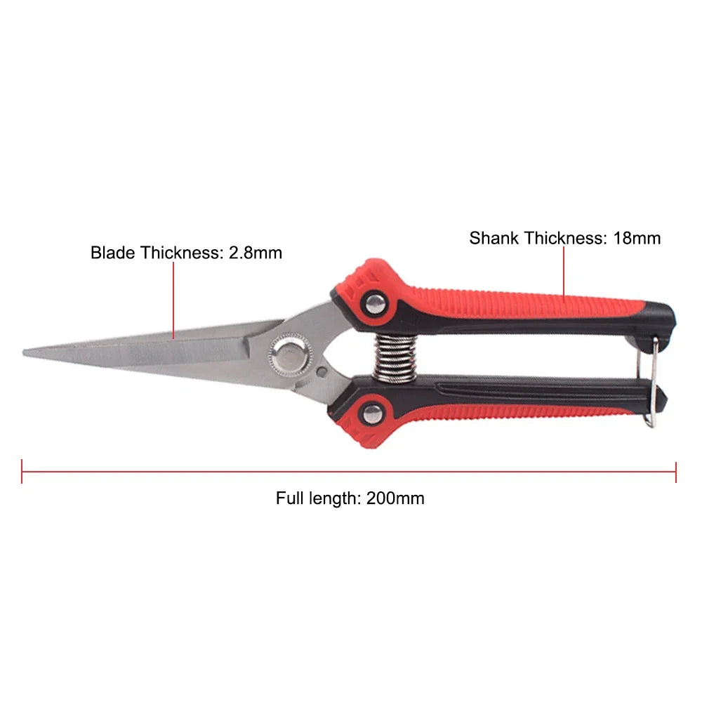 RDDSPON Bypass Pruning Shears | Stainless Steel Garden Scissors