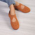 YBQJOO Women's Breathable Slip-On Flats – Lightweight Casual Shoes