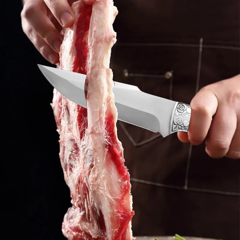 InLeung Forged Boning Knife – Stainless Steel & Wood Handle