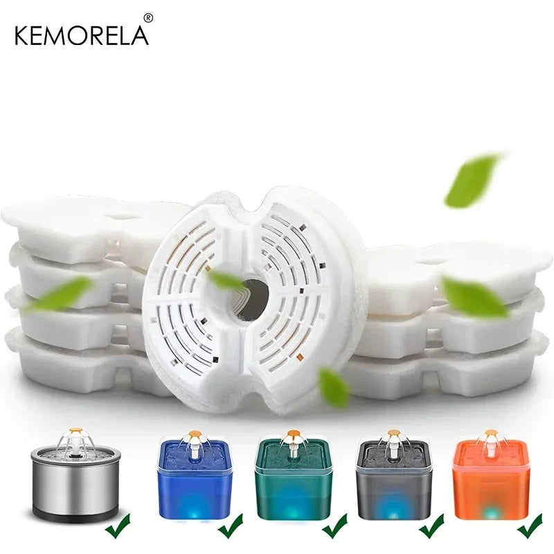 Activated Carbon Cat Water Fountain Filters 4/8 PCS | KEMORELA