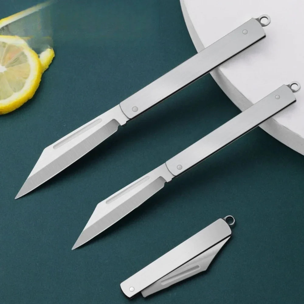 Stainless Steel Folding Fruit Knife – Portable Pocket Knife