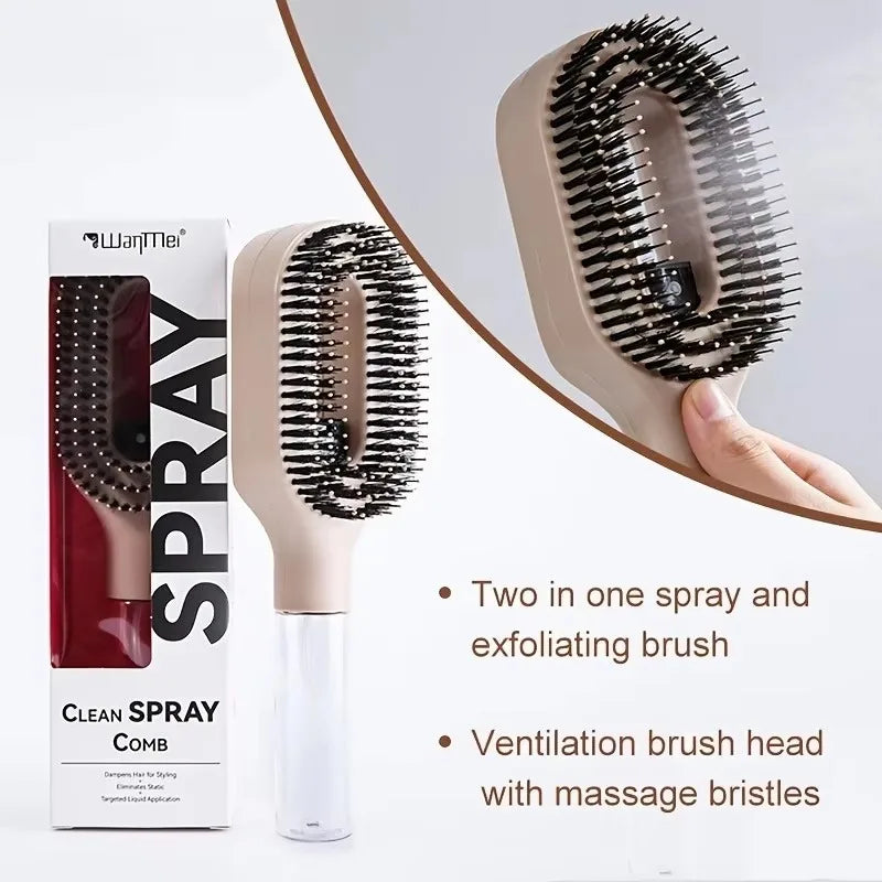 2-in-1 Spray Bottle Comb | Scalp Massage & Styling