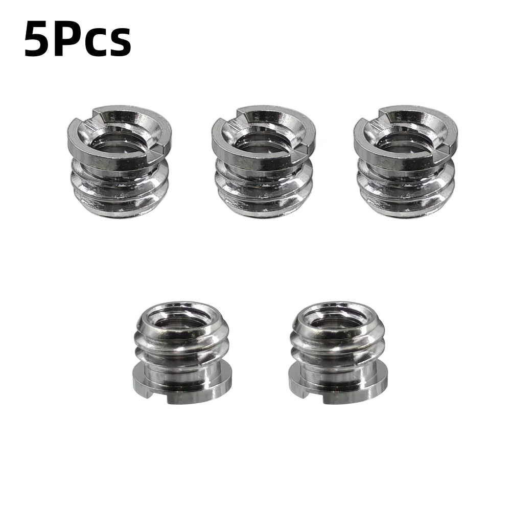 5-Pack 1/4 to 3/8" Camera Tripod Adapter Screws | VeFly