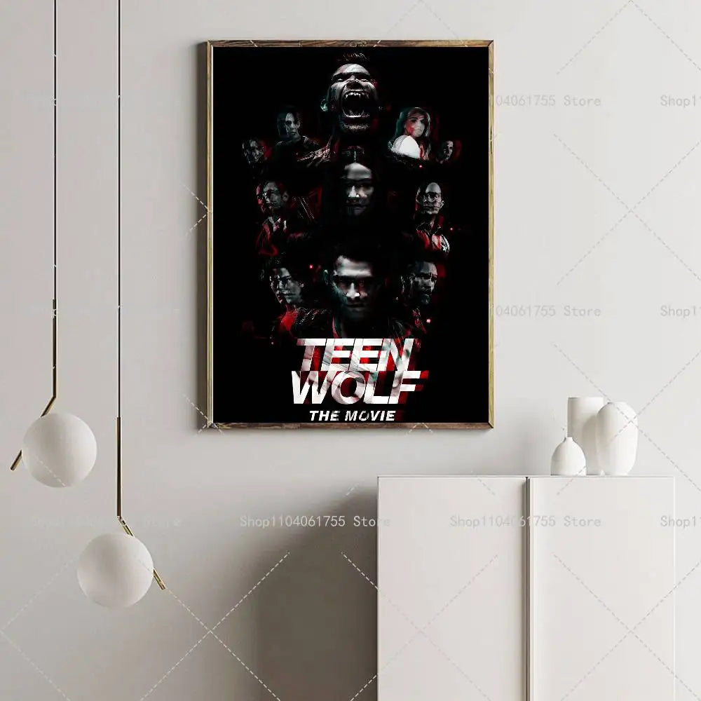 Teen Wolf Movie Series Poster – Self-Adhesive Wall Art Print