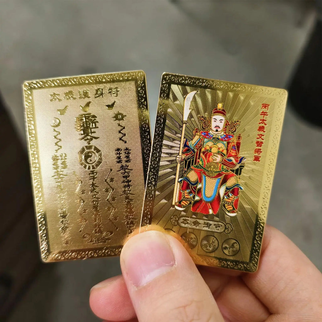 2026 Year of the Horse Tai Sui Card – Gold Lucky Keepsake