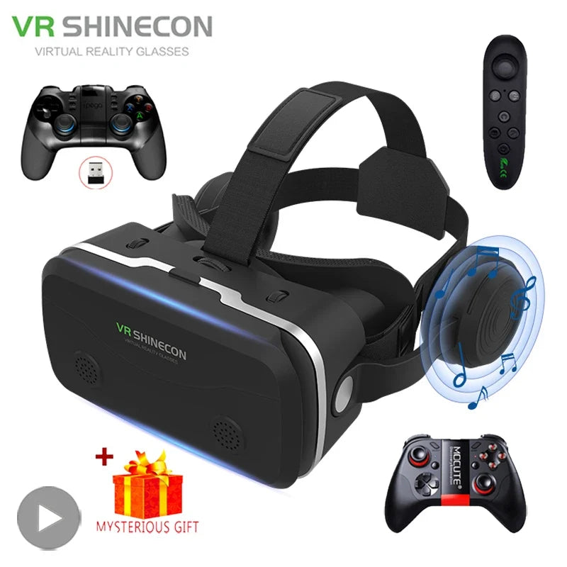 AyeBeau VR Headset 3D Glasses for Smartphones | Shinecon G15E