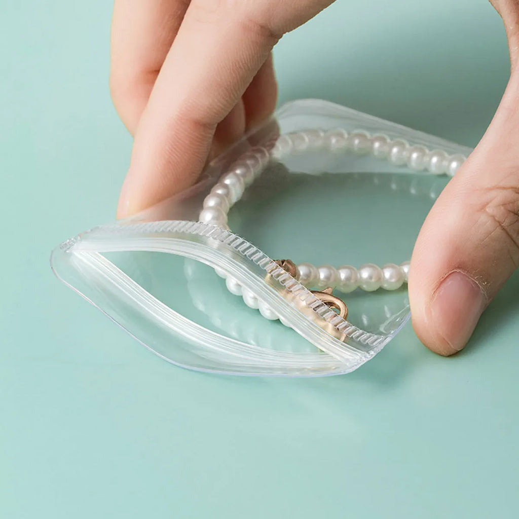 Jewelry Storage Album Transparent PVC Book Earring Necklace Bracelet