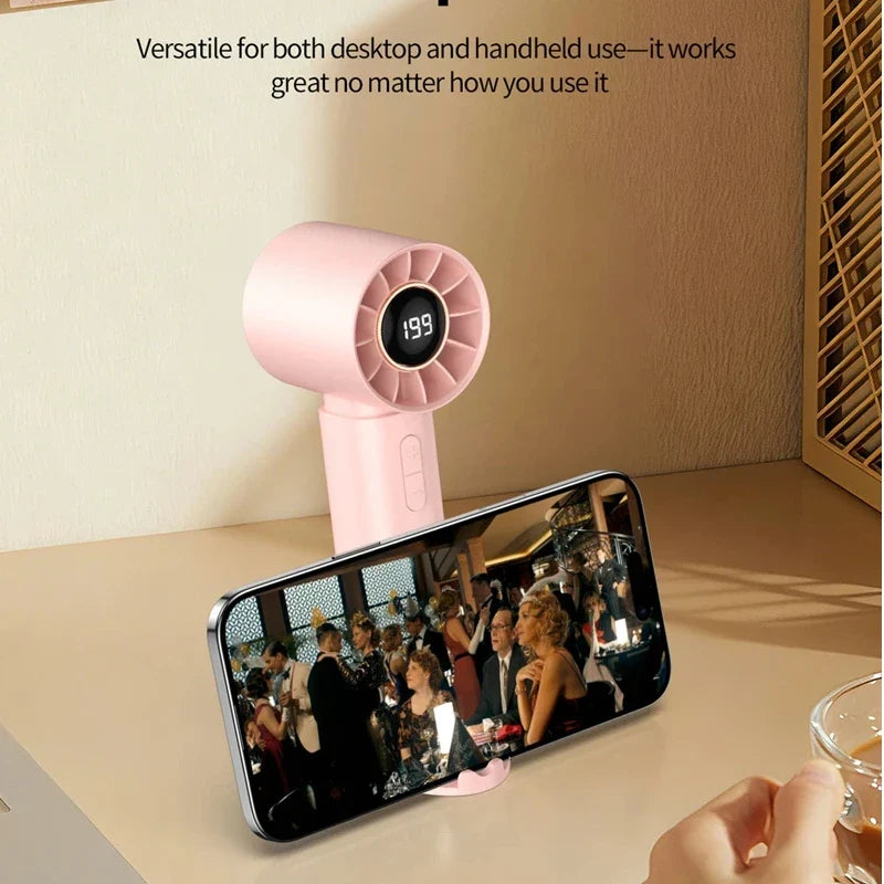 Lenovo Portable Mini USB Handheld Fan – Rechargeable Summer Cooling