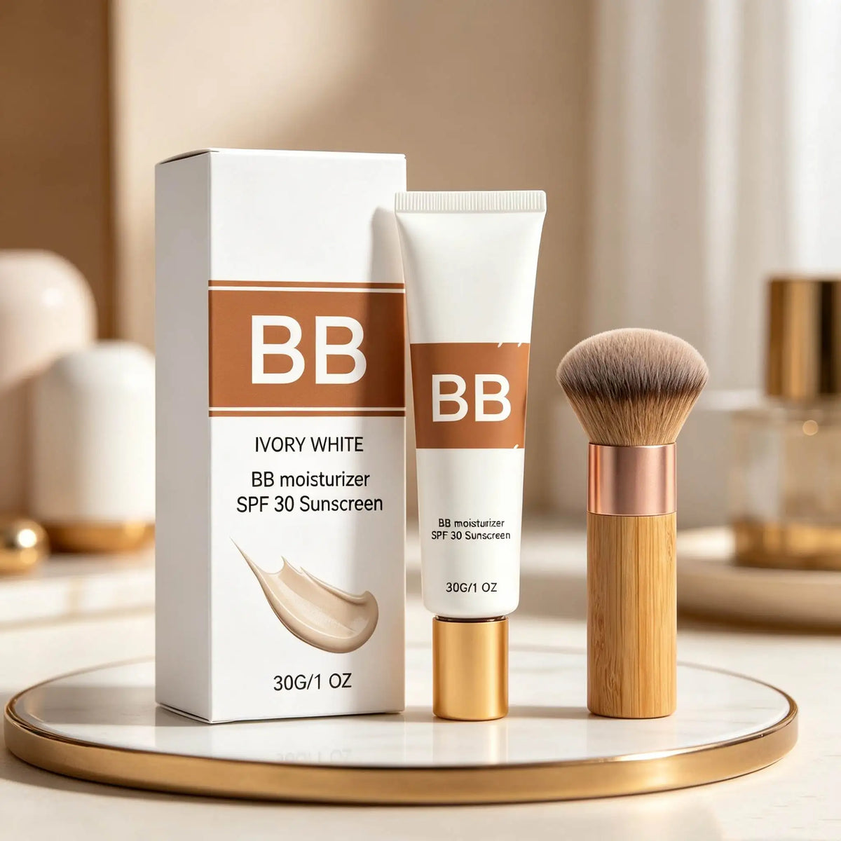 BB Cream SPF 30 Full Coverage Concealer Foundation – 3 Shades