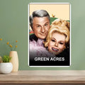 Green Acres TV Show Metal Poster Sign – Retro Aluminum Wall Decor