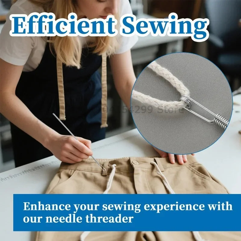 Bendable Spring Drawstring Threader Tool | DIY Sewing