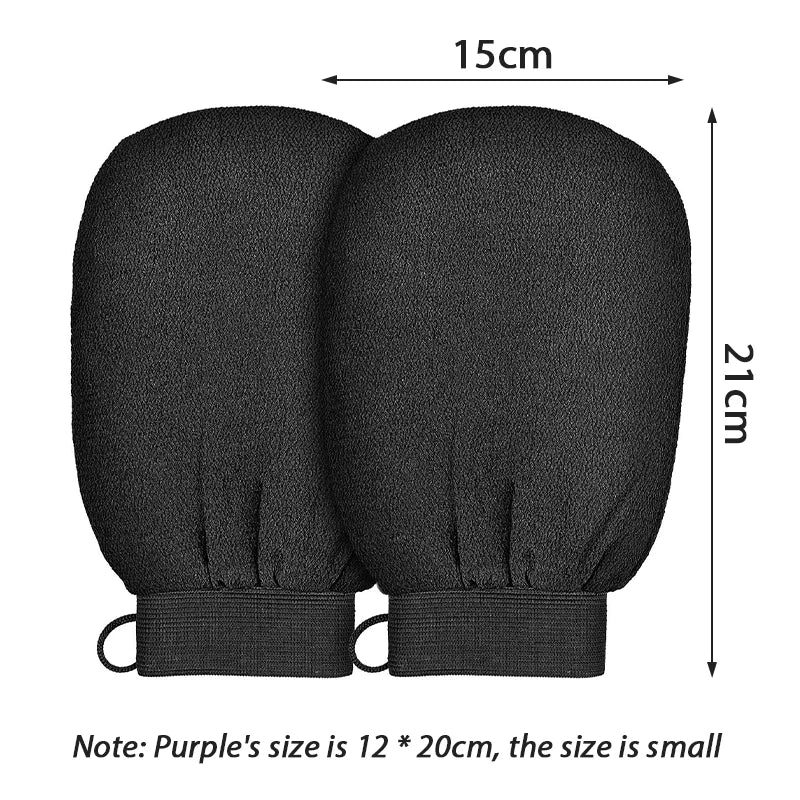 Exfoliating Bath Scrub Glove – Body & Facial Peeling Mitt