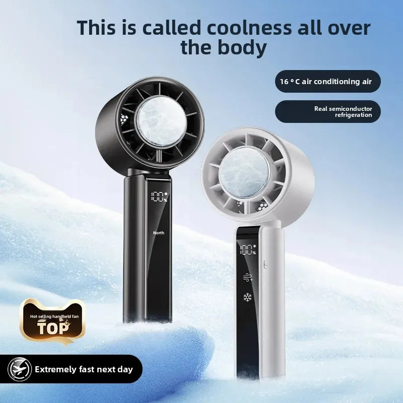 URGGU Handheld Turbo Fan – Touchscreen, 100 Speeds, 5000mAh