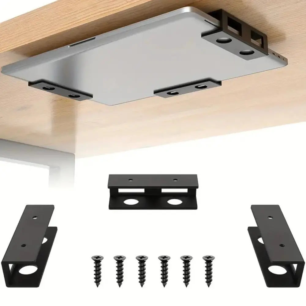 Under Desk Laptop Mount Bracket | Heat Dissipation Stand