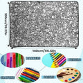 DIY Coloring Blanket with Markers | Lamb's Wool Art Blanket Gift