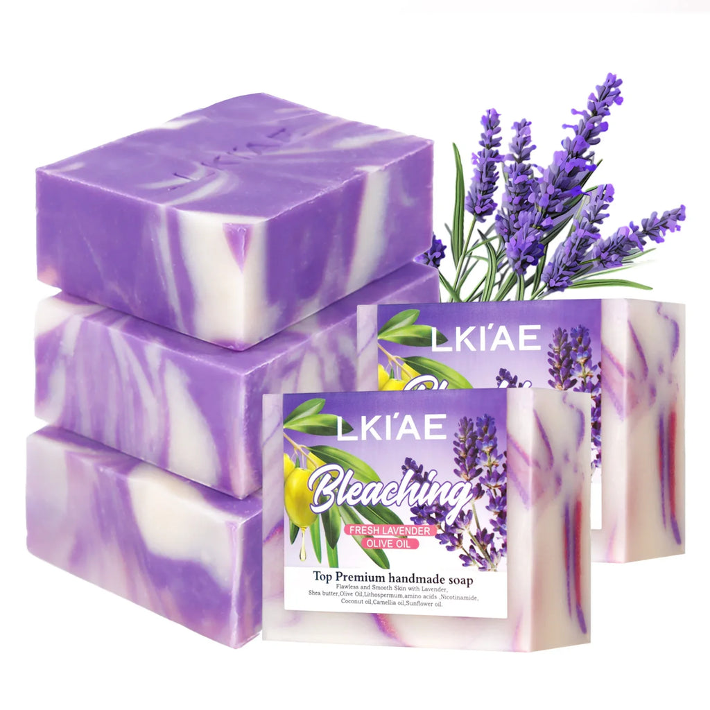 AILKE Lavender Brightening Soap Bar | Niacinamide & Glutathione 150g