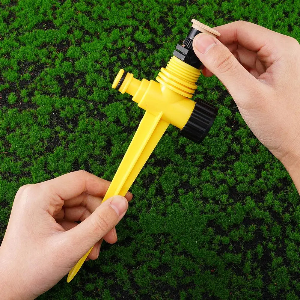 5-Pack 360° Rotating Garden Sprinkler Ground Plug Irrigation